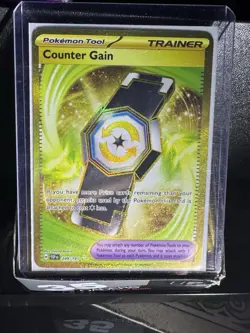 Pokemon SV08 Surging Sparks Counter Gain 249/191 Hyper Rare NM Near Mint - Image 4