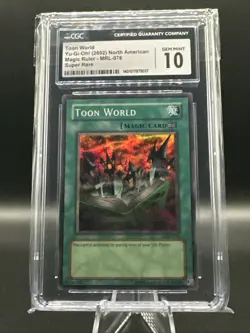 Toon World Yu-Gi-Oh! (2002) Magic Ruler MRL-076 CGC 10 Gem Mint - Image 1