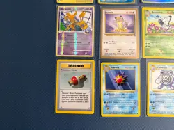Pokemon Card Lot LP/MP Reverse Holo, 1st Edition, Shadowless LP/MP Gold Meowth - Image 5