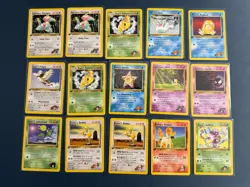1st Edition Gym Challenge Pokemon Card Lot LP/MP Misty's Psyduck 90/132 - Image 1