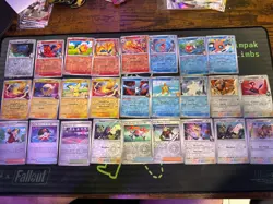 Pokemon 50 Card Reverse Holo Lot No Duplicates Destined Rivals Magikarp Meowth + - Image 1