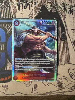 One Piece Card Game Edward Newgate OP02-004 SR Paramount War English - NM - Image 2
