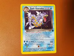 Dark Gyarados Holo Team Rocket Prerelease Pokemon Card 8/82 unlimited w/ Swirl - Image 1