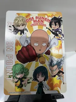 One Punch Man Action Point Promo OPM-AP02 Union Arena Card English - Image 1