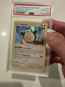 Snorlax - (Prerelease) SWSH068 SWSH: Sword & Shield Promo Cards Holo - Image 1