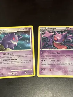 Pokemon TCG: Diamond And Pearl & XY : 2 Card Gengar Lot - Image 1