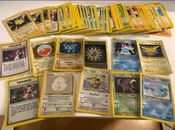 Pokemon Lot Of 150 Neo Common/Uncommon WOTC Era Vintage Cards With 10 Holos N/M - Image 1
