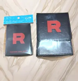 Pokemon Card Game Flip Deck Case Shield Team Rocket Limited Set Pokemon Center - Image 1