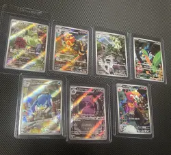 Pokemon Scarlet And Violet Triplet Beat AR Card Lot NM - Image 1