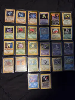 Vintage Pokemon Card Lot 26- Jungle, Fossil, 1st Edition, and Others - Image 1