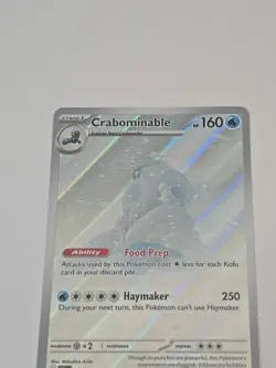 Crabominable Holo Illustration Rare Card 149/142 Sv07 Stellar Crown - Image 4