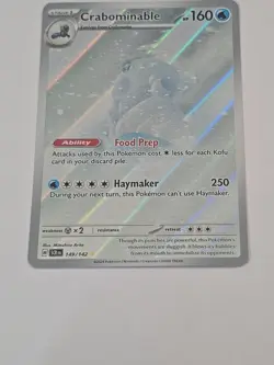Crabominable Holo Illustration Rare Card 149/142 Sv07 Stellar Crown - Image 5