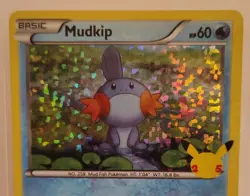 Mudkip 19/25 McDonald's 25th Anniversary Holo Pokemon Card Promo - Image 1