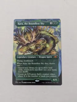 Kura, the Boundless Sky (Borderless) Kamigawa: Neon Dynasty Regular - Image 1