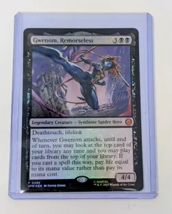 MTG Gwenom Remorseless 0286 Promo Foil Marvel Spider-Man Gift Box Magic - Image 1