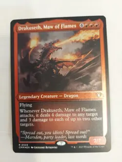 Drakuseth, Maw of Flames (Foil Etched) Commander Masters Foil - Image 1