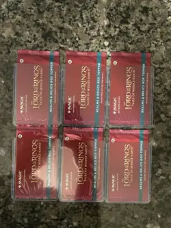 Magic the Gathering - The Lord of the Rings 6 Sealed Realms & Relics Box Toppers - Image 1