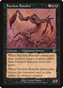 Faceless Butcher - Foil Torment MP MTG - Image 1