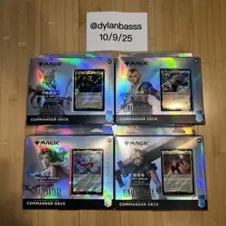 Magic The Gathering Final Fantasy Collector’s Edition Commander Deck Bundle NEW - Image 1