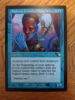 Padeem, Consul of Innovation (Retro Frame) Commander: the Brothers' War Regular - Image 1