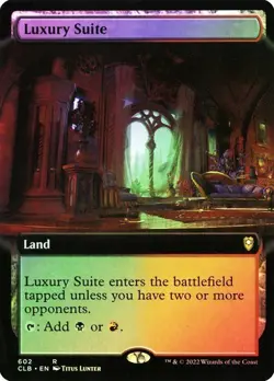 Luxury Suite Extended Art Foil Baldur's Gate MTG NM - Image 1