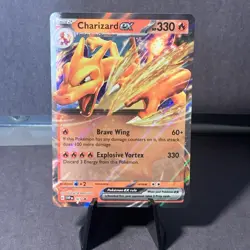 Pokemon TCG Charizard ex 161 Sv: Scarlet & Violet Balck Star Promo Cards Holo NM - Image 1