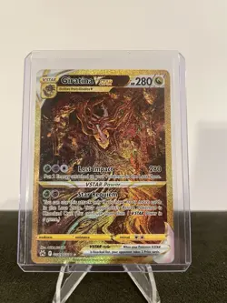 Pokemon TCG Giratina Vstar GG69/GG70 Crown Zenith Ultra Rare Gold Full Art - Image 1
