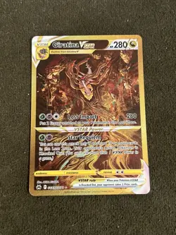 Pokemon TCG Giratina Vstar GG69/GG70 Crown Zenith Ultra Rare Gold Full Art - Image 4
