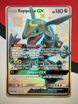 JUMBO Rayquaza GX Full Art Oversized Card 177a/168 2019 Pokemon NM #2 - Image 1