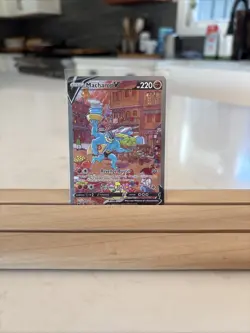 2022 Pokemon Sword Shield Astral Radiance #172 Full Art Machamp V Alt Art - Image 1
