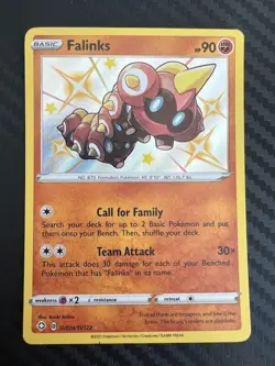 Pokemon TCG Falinks Shining Fates SV074/SV122 Holo Shiny Holo Rare NM - Image 1