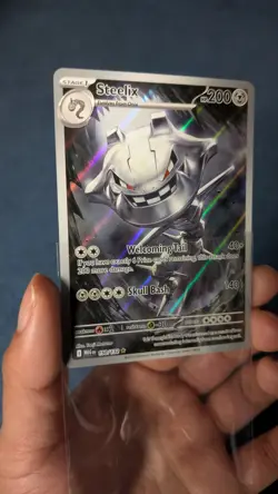 2025 Pokemon Mega Evolution MEG EN Steelix Illustration Rare #150/132 - Image 2