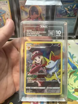 Pokemon Braixen TG01/TG30 Silver Tempest Trainer Gallery TAG 10 Gem Mint - Image 3