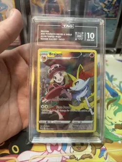 Pokemon Braixen TG01/TG30 Silver Tempest Trainer Gallery TAG 10 Gem Mint - Image 5