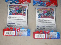 POKEMON XY BASE SLEEVED BOOSTER PACKS 4 CHARACTER SET BLISTER BOOSTER PACK 2014 - Image 5