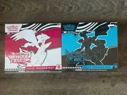Pokemon TCG Black Bolt & White Flare Elite Trainer Box ETB Bundle FACTORY SEALED - Image 1