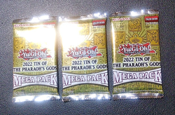 Konami Yu-Gi-Oh! TCG Tin of The Pharaoh's Gods 1st Edition Mega Pack Lot of 3 - Image 3