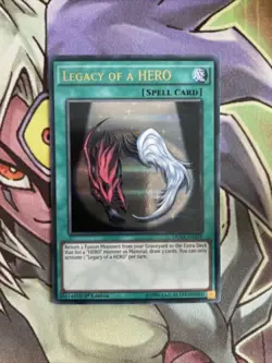 DUSA-EN019 Legacy Of A Hero Ultra Rare 1st Edition NM Yugioh Card - Image 1
