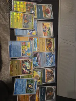 Pokemon TCG - Black Bolt Pokeball Pattern Holo Lot- English- NM- 16 Cards Total - Image 1