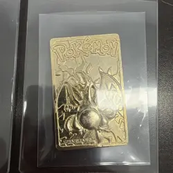 (Set of 5) 1999 23k Gold Plated Pokemon Cards Pikachu Charizard Togepi - Image 5