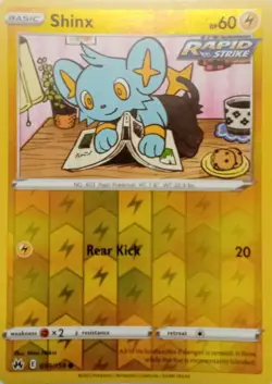 039/159 SHINX REVERSE HOLO CROWN ZENITH POKEMON CARD - Image 1