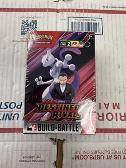 Pokemon Cards - S&V: Destined Rivals Build & Battle BOX (4 Packs, 40-Card Deck+) - Image 1