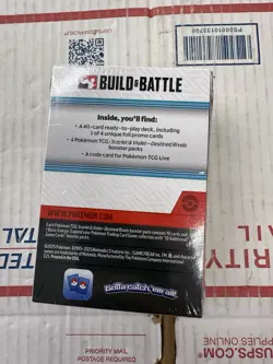Pokemon Cards - S&V: Destined Rivals Build & Battle BOX (4 Packs, 40-Card Deck+) - Image 5