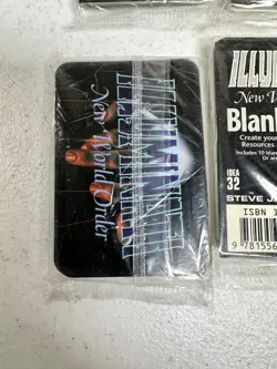 Lot of 18 INWO Illuminati New World Order CCG Blank Cards Booster Pack Sealed - Image 5