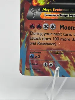 M Blaziken EX XY86 XY Promos Holo 2015 Pokemon Card Black Star Promo LP Vintage - Image 2