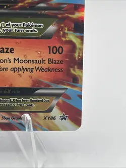 M Blaziken EX XY86 XY Promos Holo 2015 Pokemon Card Black Star Promo LP Vintage - Image 3