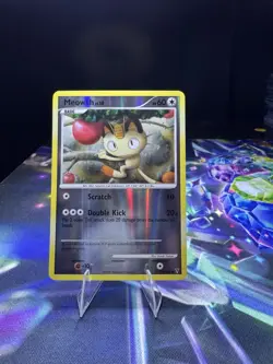Meowth 114/147 Reverse Holo Pokemon Card - Diamond & Pearl Supreme Victors - Image 1