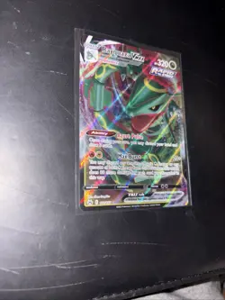 Pokemon TCG Rayquaza VMAX Holo Ultra Rare Card Crown Zenith 102/159 NM Condition - Image 2