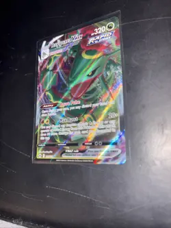 Pokemon TCG Rayquaza VMAX Holo Ultra Rare Card Crown Zenith 102/159 NM Condition - Image 3