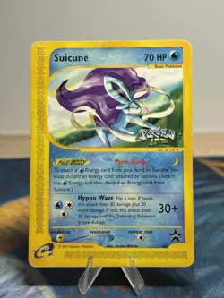 Suicune 53 Black Star Promo Pokemon WOTC Regular Card Pokemon 4Ever Stamped HP - Image 1